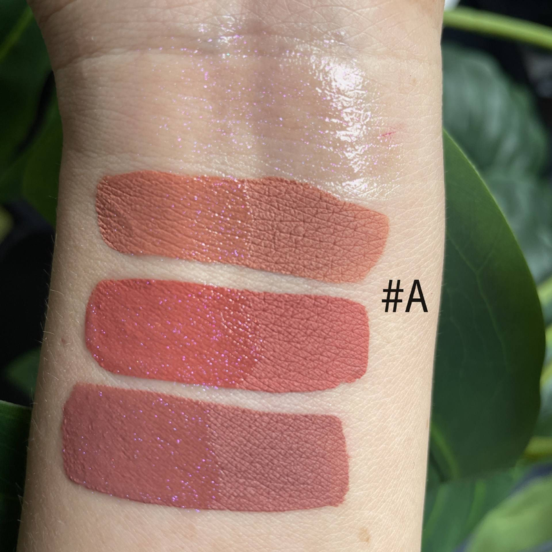 4-farbiger Lipgloss-Lippenstift mit Antihaftbeschichtung und mattem Finish_voghion.com