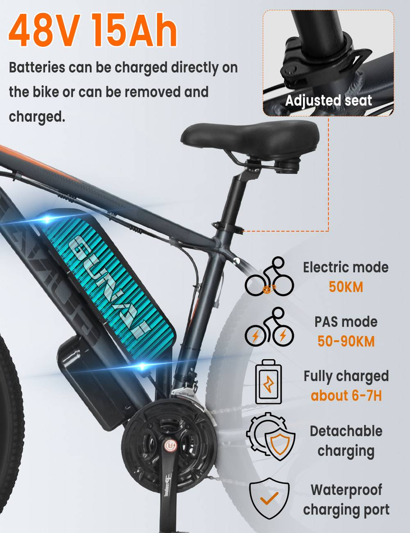GUNAI GN29 elektrisk cykel för vuxen 29 tum med 750W motor 48V 15AH elektrisk mountainbike 21 hastighet_voghion.com