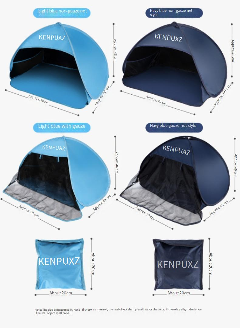 Tenda da campeggio oscurante - Riparo antivento e insonorizzato rivestito in argento per dormire all'aperto con protezione solare_voghion.com