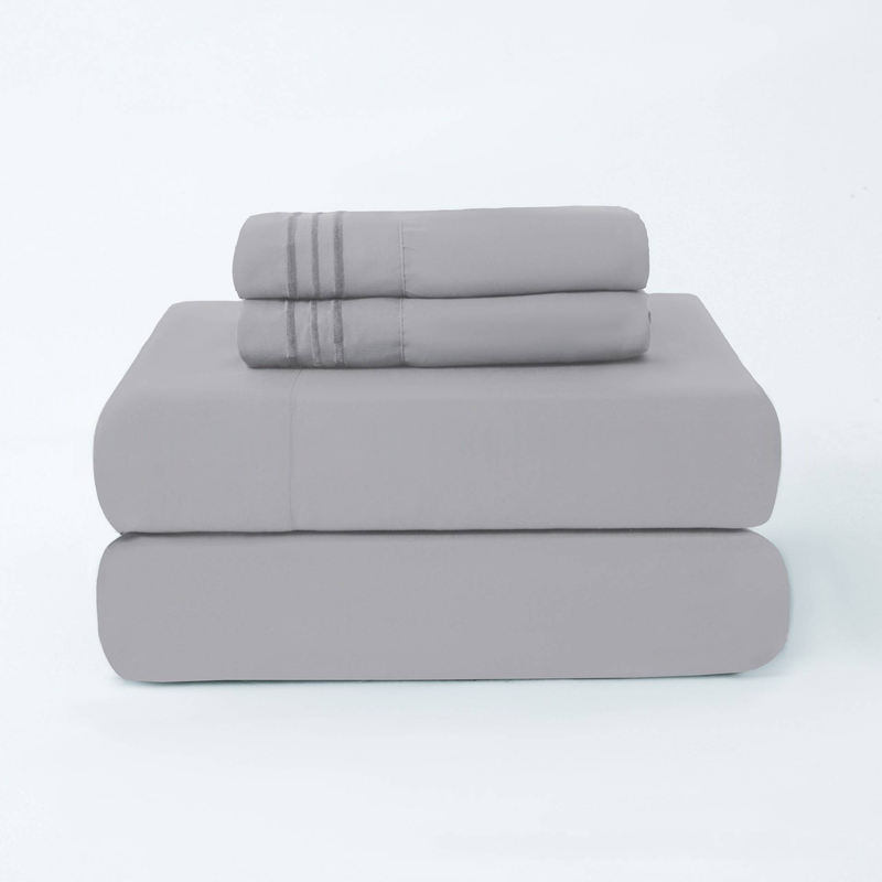 3/4PCs Polyester Bedding Set – Wrinkle-Resistant, Hypoallergenic, Soft & Breathable (Twin/Full/Queen/King, Multiple Colors & Patterns)_voghion.com