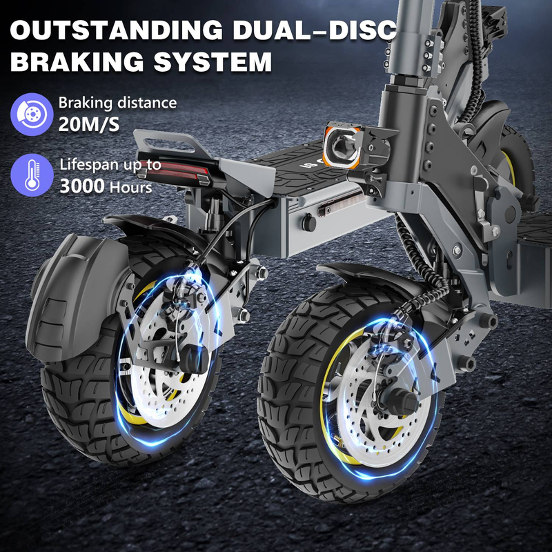 IENYRID S1 Off-Road Elektroroller für Erwachsene 800W 48V 15AH 10 Zoll faltbarer Pendlerroller_voghion.com