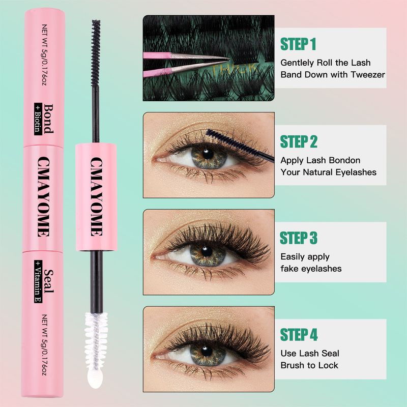 DIY Single Tuft Of Loose False Eyelashes, Naturally Thick And Mixed With Segmented 10-16mm Eyelashes_voghion.com