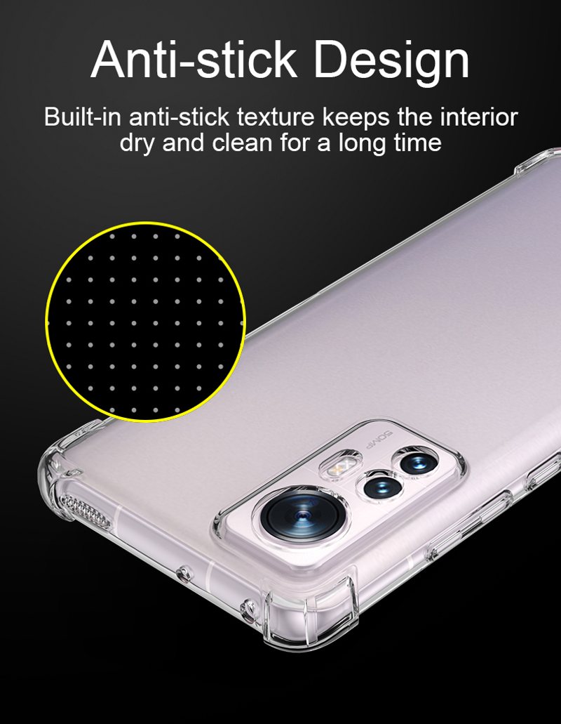Triecienizturīgs silikona mīkstais korpuss Xiaomi Mi 12 11 Note 10 9 8 Lite 12X 11T 11i 10T 9T Pro Ultra Thin_voghion.com