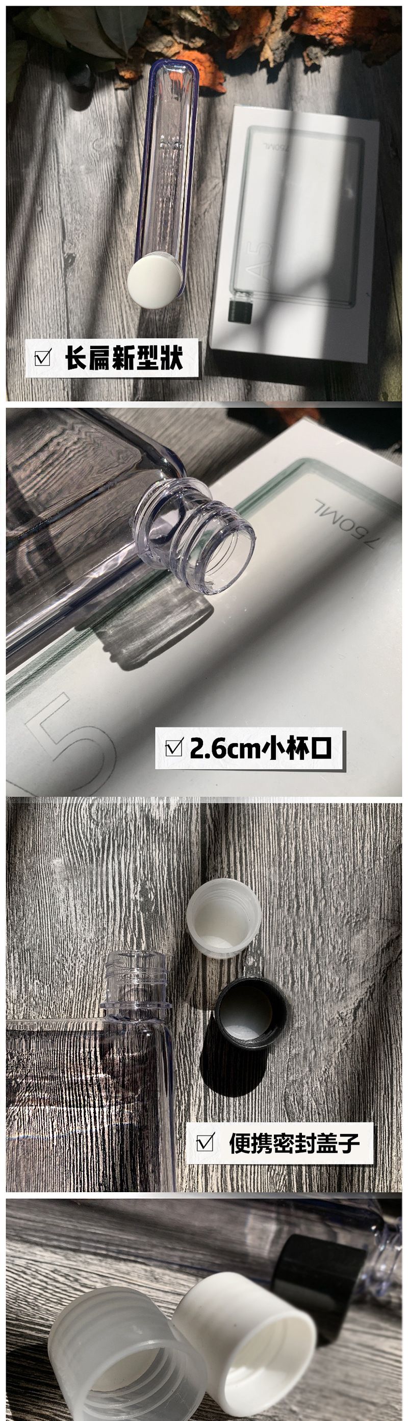 Tazza d'acqua A4, 750 ml, tazza di plastica piatta, bollitore piatto, taccuino creativo, regalo resistente alle cadute, bollitore di grande capacità per studenti_voghion.com