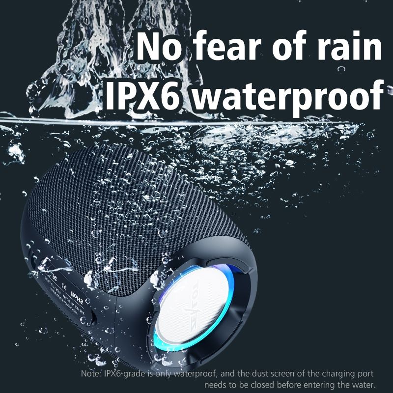 S53 IPX6 vattentät bärbar färgglad trådlös Bluetooth-högtalare (kamouflage)_voghion.com
