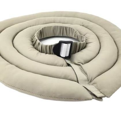 Coleira elizabetana impermeável para cães e gatos, com suporte cervical para recuperação, coleira anti-lambida e anti-mordida para animais de estimação, com fecho de velcro._voghion.com