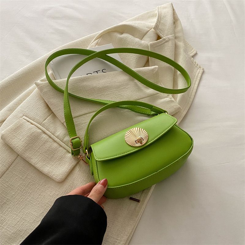 New Fashion Trendy High end Lock Buckle Handheld Small Square for Women's 2024 Summer Versatile and Beautiful One_voghion.com