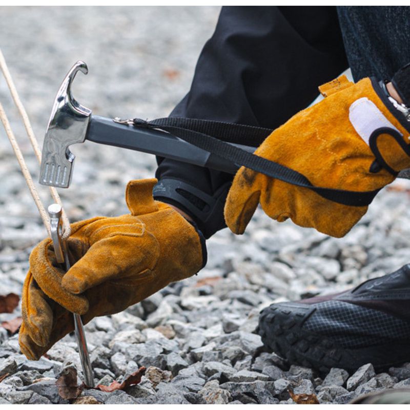Outdoor Multi-Functional Camping Tent Tarp High Carbon Steel Hammer Household Mallet Peg Puller_voghion.com