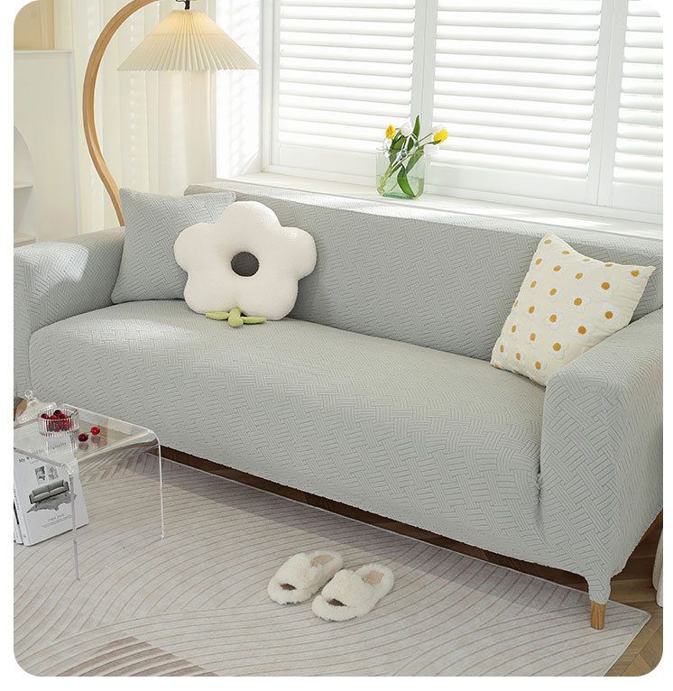 Copridivano elasticizzato All-inclusive Copridivano universale per quattro stagioni Copridivano concubina a tre posti Copridivano antiscivolo_voghion.com