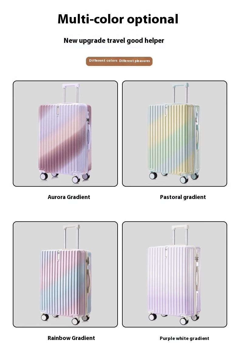 Bagagli alla moda con nuova sfumatura, aspetto femminile di alto valore, casella di password per studenti di grande capacità del carrello maschile, da viaggio_voghion.com