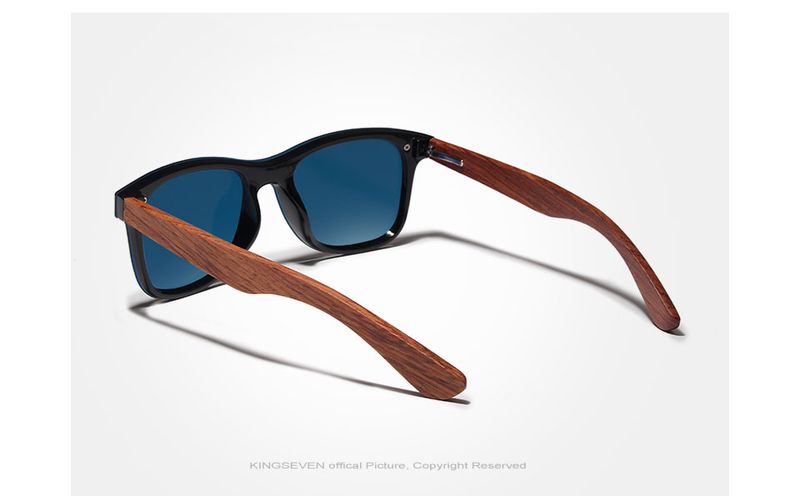 KINGSEVEN Occhiali da sole con lenti polarizzate nere, nuovi occhiali da sole in legno di zebra da donna e da uomo, occhiali da sole vintage in legno, occhiali retrò_voghion.com