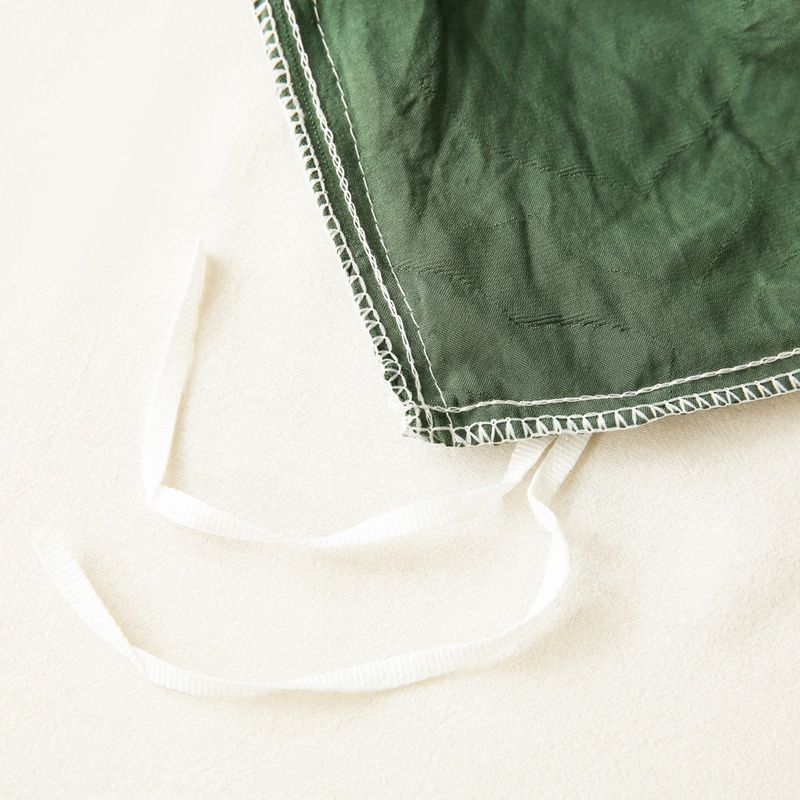 Luxuriöses Bettbezug-Set im marokkanischen Stil mit getuftetem Blumenmuster – Bettwäschekollektion aus weich gebürstetem Polyester mit geometrischem Druck in Salbeigrün_voghion.com