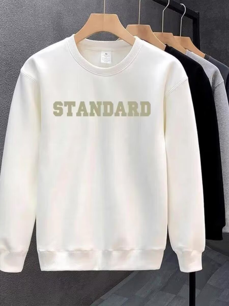 Maglione da uomo in cotone 100% di grandi dimensioni e di alta qualità_voghion.com