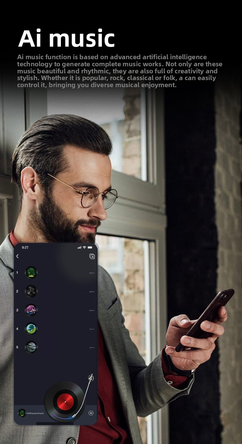 AI Smart Sunglasses With Bluetooth & Real-Time Translation - Hd Speakers Polarized Lenses Hands-Free Calls & Music (Unisex Lightweight Frame)_voghion.com