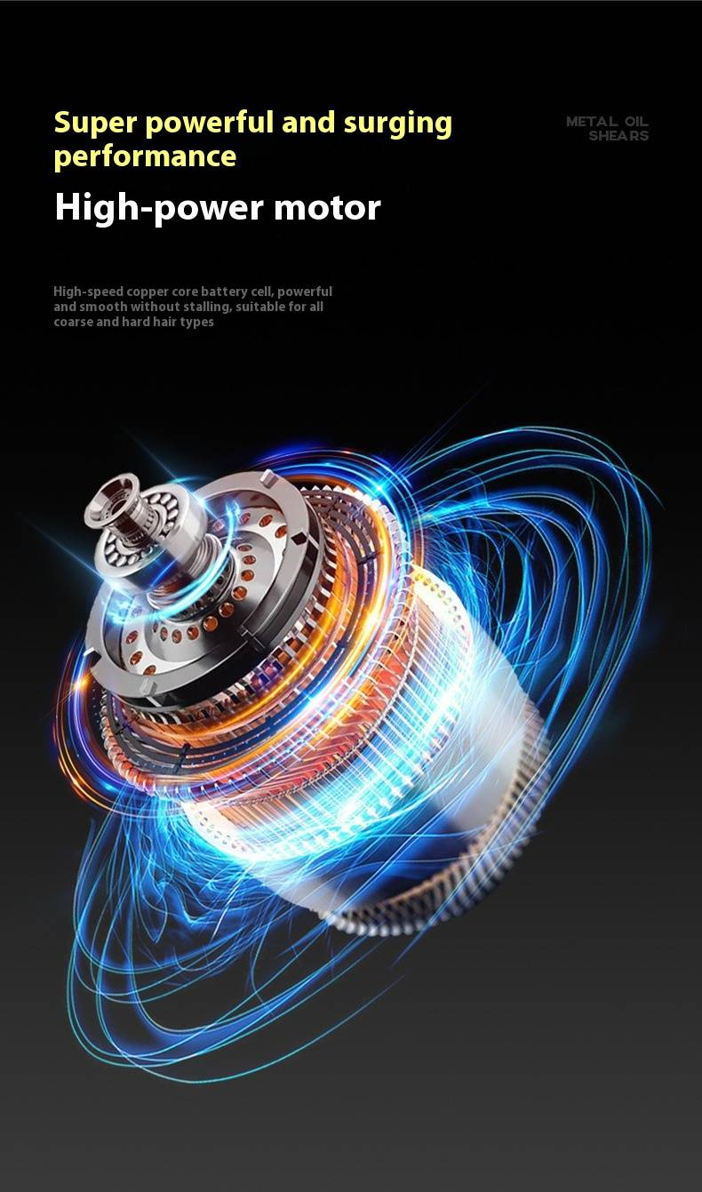 Professioneller Haarschneider – Kabelloser Trimmer aus Titan mit LCD-Display, ultraleisen Motor und Schnellladung Typ C für Männer, Frauen und Haustiere_voghion.com