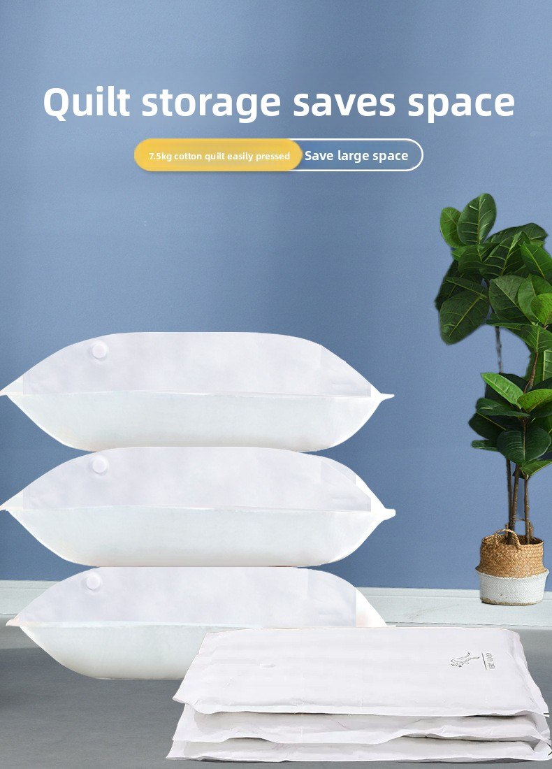 Vacuum Storage Bags With Electric Pump – Space-Saving Compression Bags For Blankets, Winter Coats & Travel (Quick-Seal, Heavy-Duty, Transparent)_voghion.com