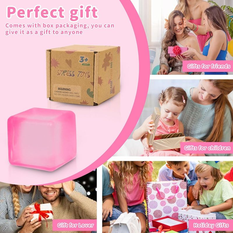 Nice Cube Squeeze Toys Taba Squishy Squishy Cubes Ice Cube Fidget Toy Sensory Fidget Toys Stress Cube Anxiety Relief For Kids And Adults_voghion.com