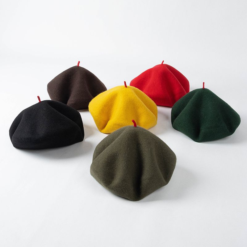 Heißer Verkauf Baskenmütze Wollmütze Weiche Warme Trendy Winter Hüte Für Frauen Mode-Design Maler Kappe Weibliche Neue_voghion.com