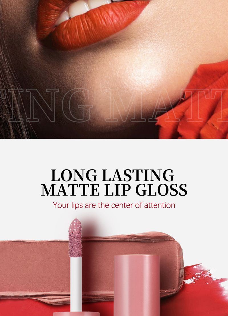 12 Colors Matte Liquid Lipstick Set - Waterproof, Long-Lasting, Non-Sticky Lip Gloss Kit (12 Shades Gift Box)_voghion.com