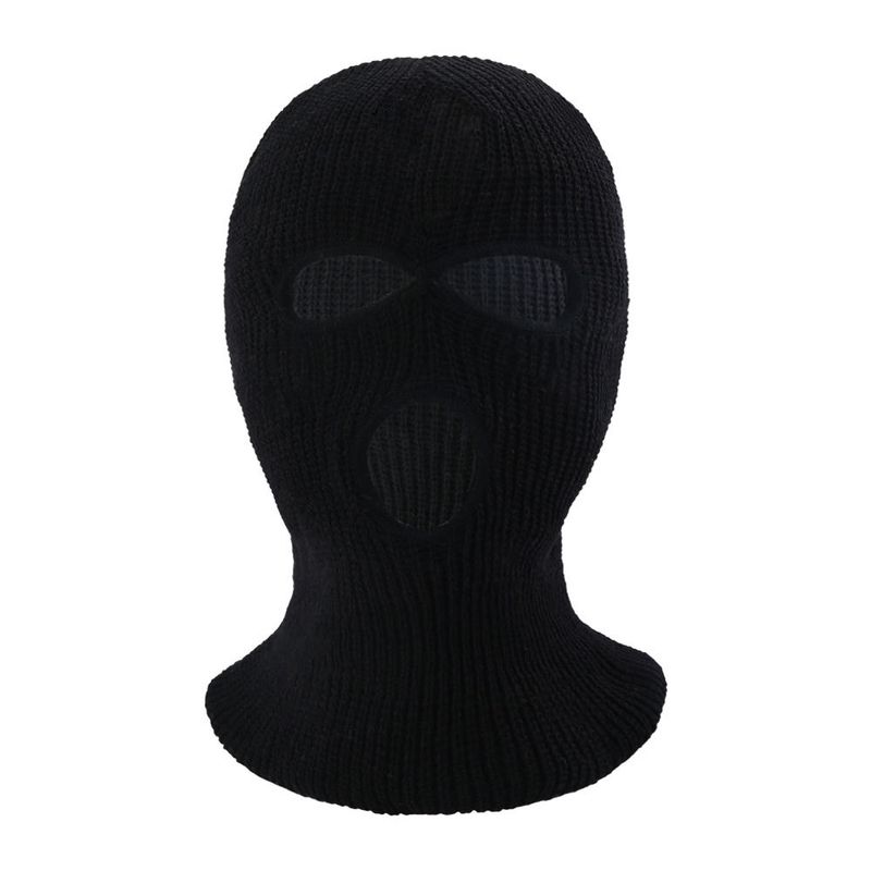 LazyZoom Nuova Maschera da Ciclismo Calda Invernale per Sport all'Aria Aperta Sci Copricapo a Tre Fori in Maglia Scaldacollo Anti-Freddo_voghion.com