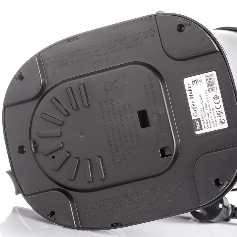 Macchina per caffè americano automatica RAF, caffettiera moka da 600 ml per uso domestico, macchina compatta per camera da letto o ufficio, funzionamento semplice, spina UK/UE_voghion.com