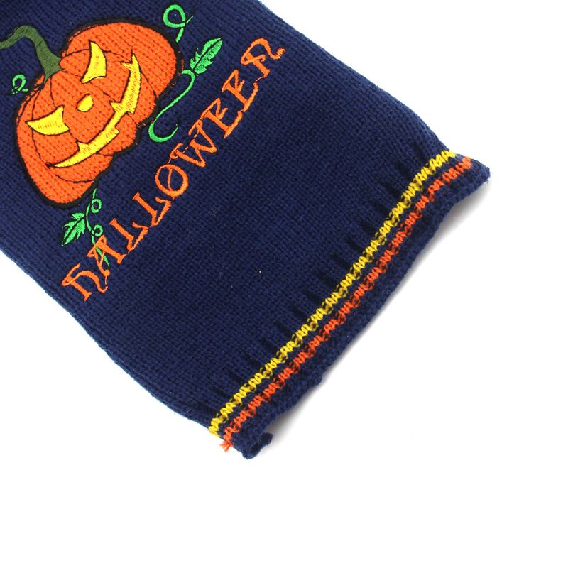 New Pumpkin Clothes Halloween Devil Pet Teddy Dog Knitted Sweater Autumn Winter Apparel_voghion.com