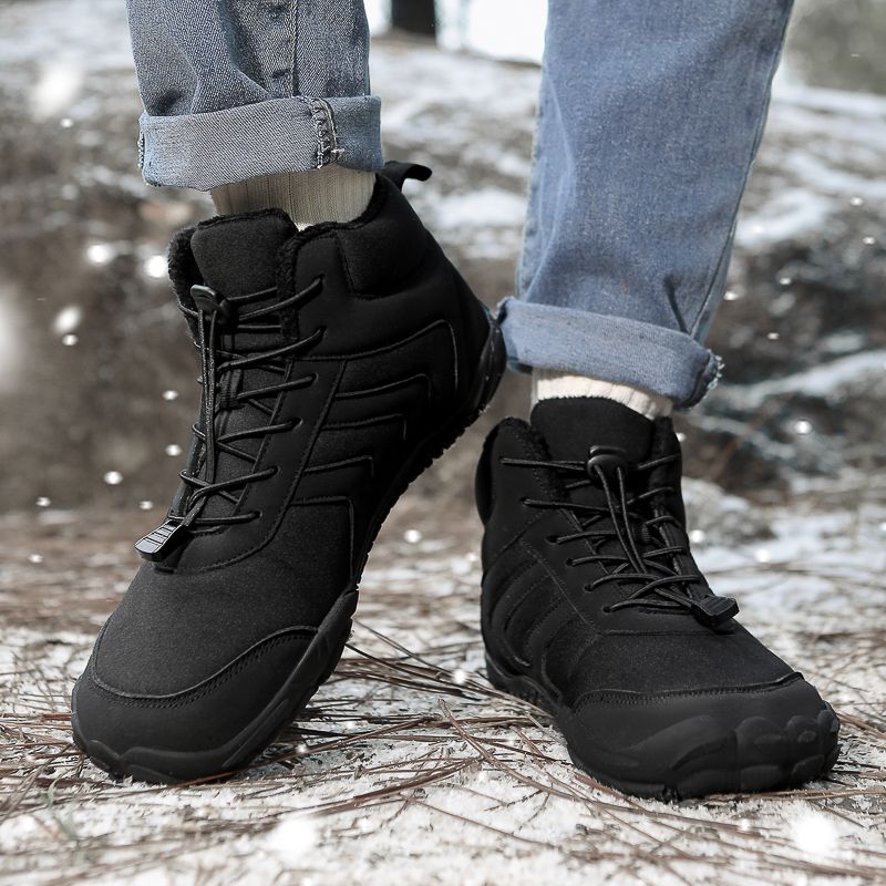 2025 Neue grenzüberschreitende Baumwollschuhe für Herren und Damen, mit Fleece gefüttert, warm, lässig, für Paare, bequem, für zu Hause, dicke Baumwollstiefel_voghion.com