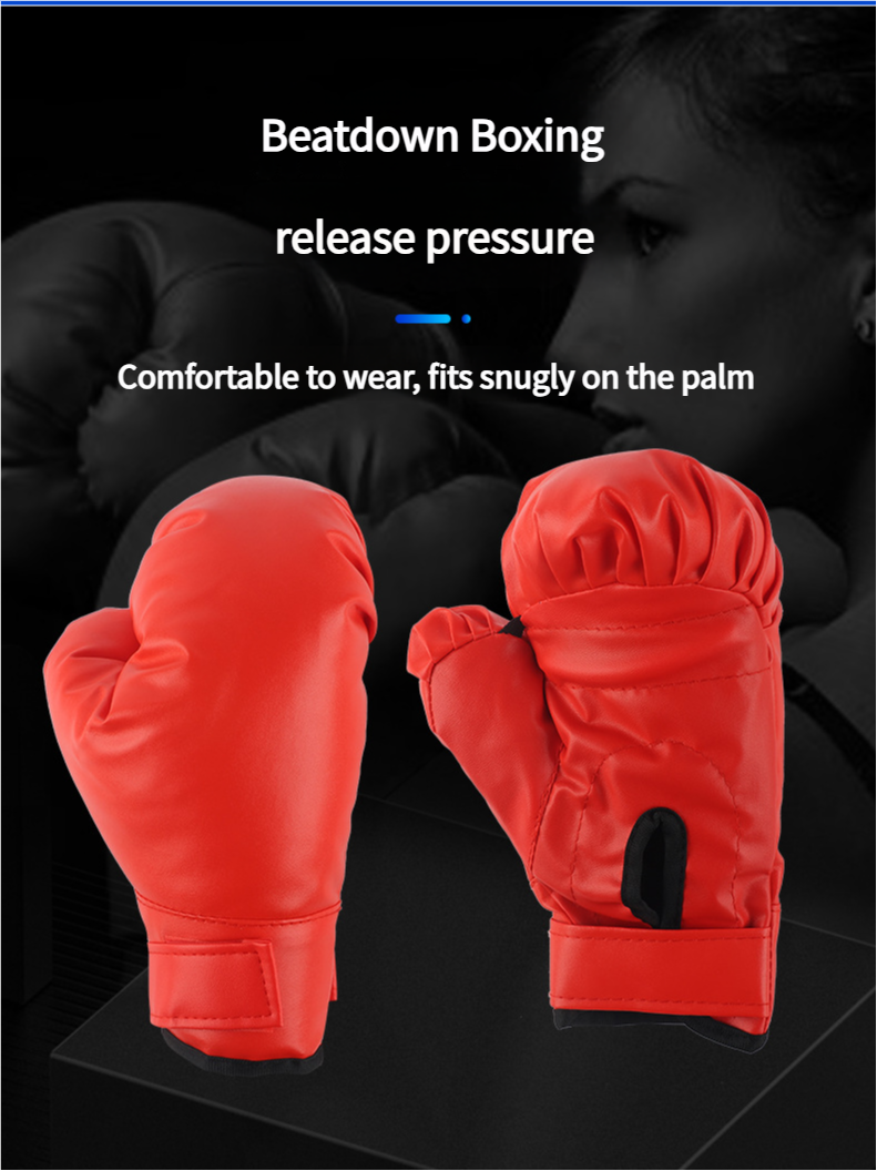 Boxhandschuhe für Erwachsene, Männer und Frauen, Taekwondo, Sanda, Kampfsport, Boxsack, Trainingshandschuhe für Kinder_voghion.com