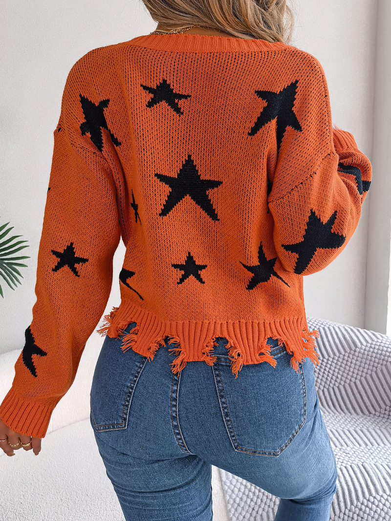 Women's 2023 Winter Sweaters Oversized Turtleneck Long Sleeve Chunky Knitted Tunic Pullover Tops_voghion.com