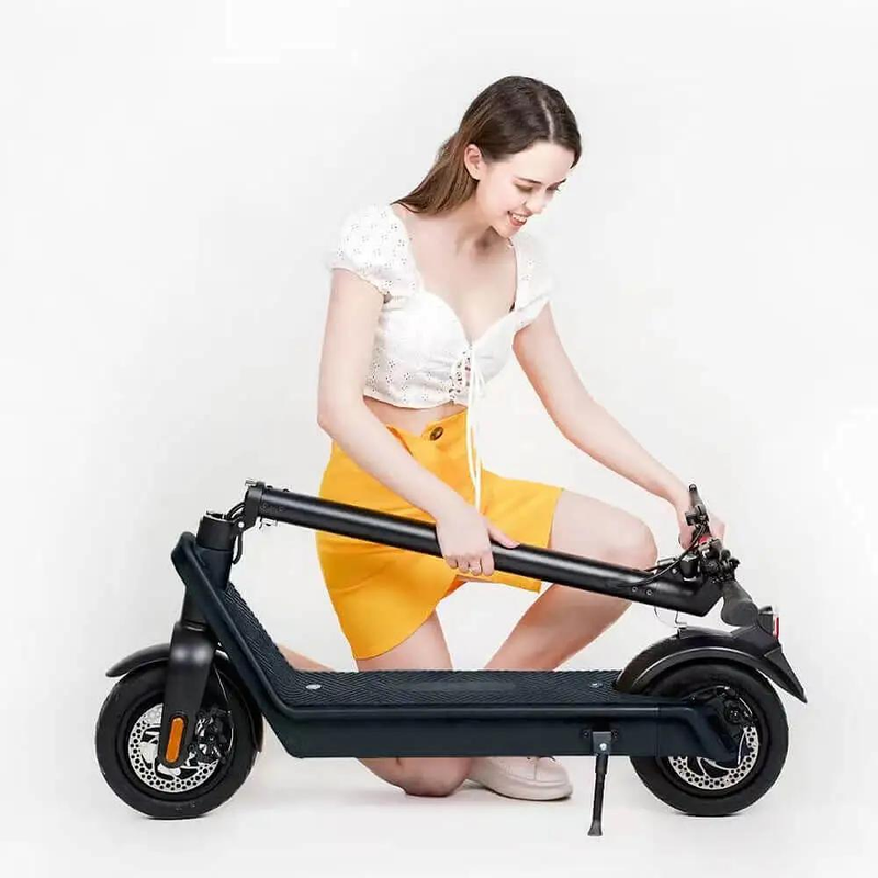 Električni skuter AOVO X9 ProMax 48 V 1100 W Peak Motor, 36 V 15,6 Ah odstranljiva in prenosna baterija, največja hitrost 40 km/h, doseg 100-110 km, 10-palčna terenska pnevmatika_voghion.com