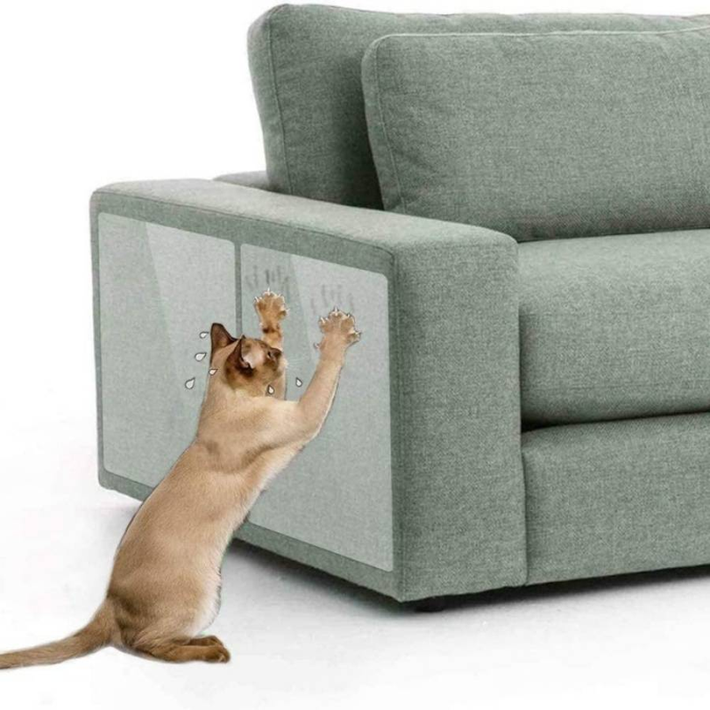 2 buc autocolante de protecție împotriva zgârieturilor pentru pisici și canapele, scaune, dulapuri, masă, protecție pentru mobilier, anti-zgârieturi pentru pisici și câini, protecție pentru mobilier, autocolante anti-animale de companie_voghion.com