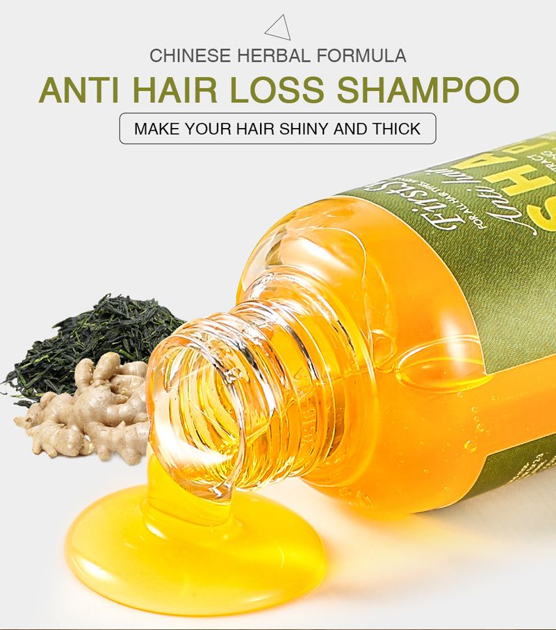 Kexun Firstsun Ingwer Erfrischendes, geschmeidiges, pflegendes Shampoo gegen Haarausfall_voghion.com