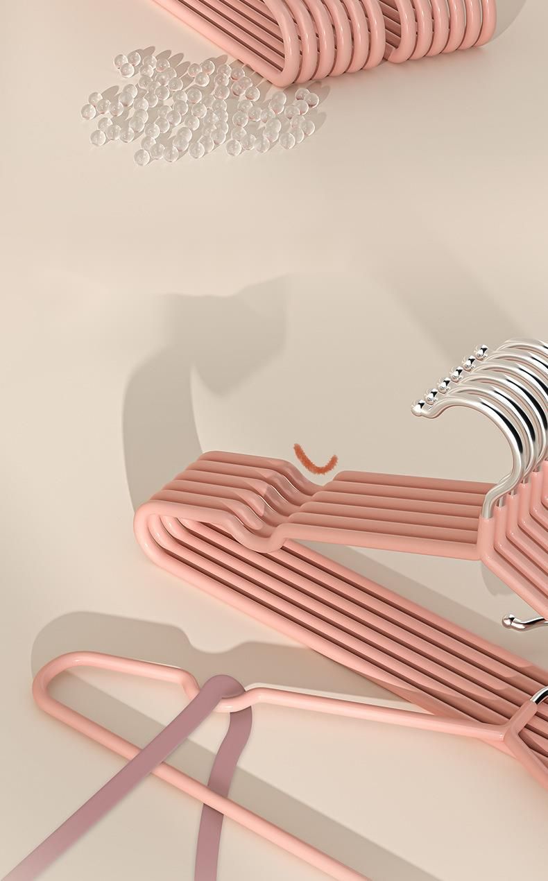 Non-Slip Thickened Stainless Steel Drying Hanger Multi-Functional Household Adult Clothes Rack_voghion.com