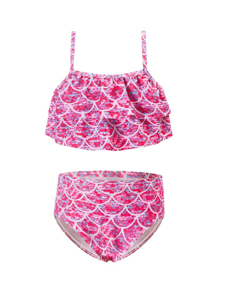 Mutter & Kinder Meerjungfrau kinder badeanzug leistung Badeanzug drei-stück Fischschwanz mädchen Prinzessin rock bikini_voghion.com