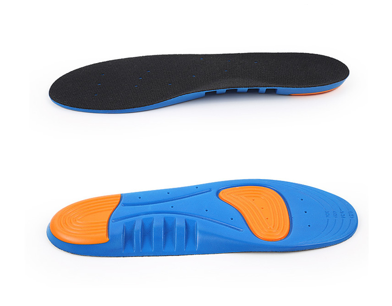 Blue ball sports insoles absorb sweat shock breathable thickening basketball football running military training insoles_voghion.com