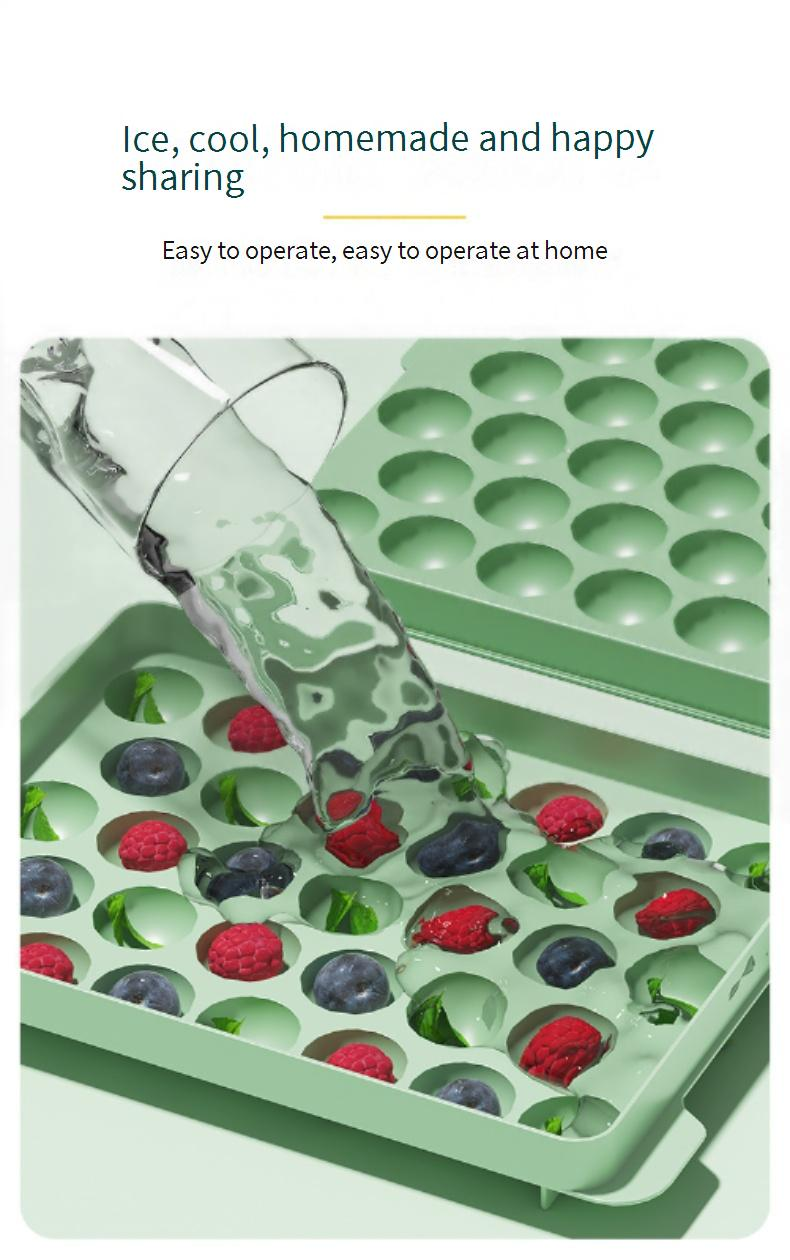 Ice Ball Mold 33 Ice Cube Mold Creative Home Ice Ball Ice Maker Food Grade Ice Making Mold_voghion.com