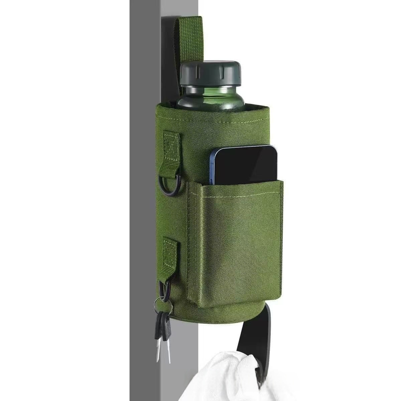 Riñonera de hidratación magnética: ajustable para gimnasio, running y ciclismo (3/6 imanes, bandas reflectantes, impermeable)_voghion.com