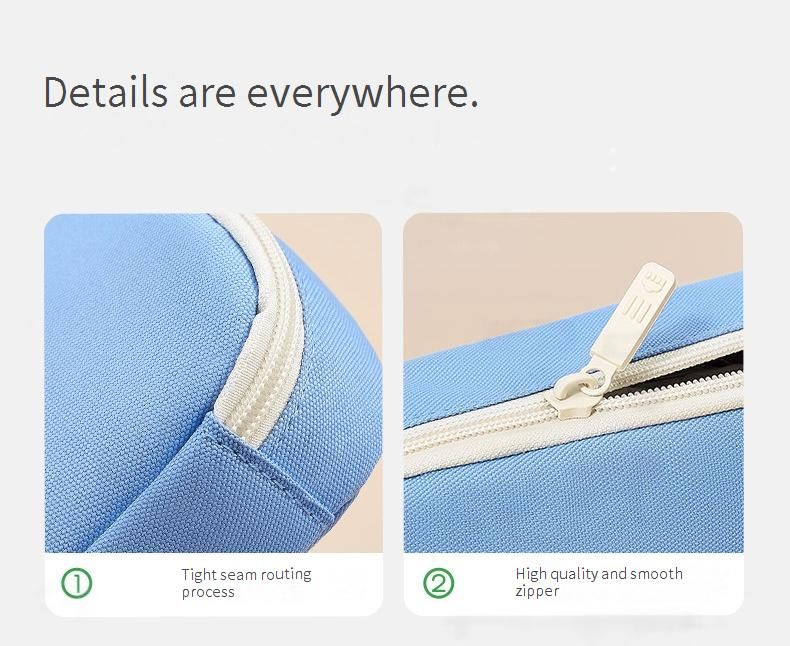 Kids' Pencil Case – Large Capacity School Organizer With Anti-Bacterial & Water-Resistant Options (Light Breeze Blue/Frosty Milk/Deep Blue/Purple))_voghion.com