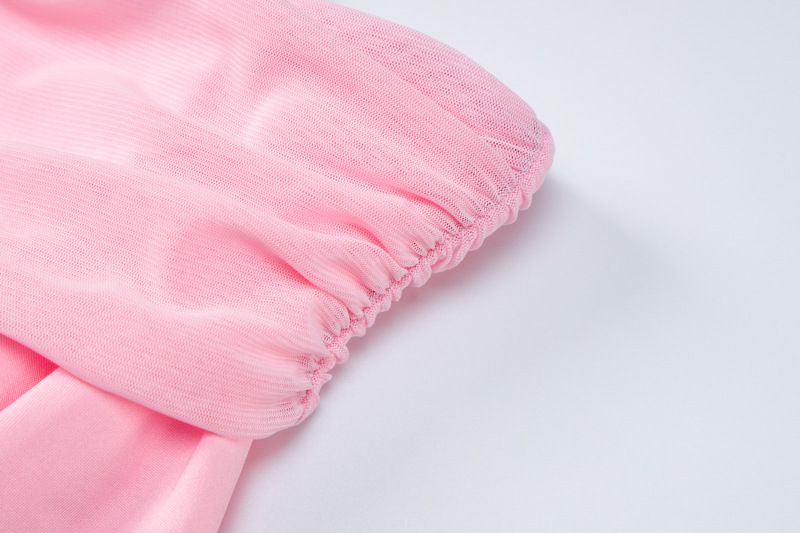 Kadın 2023 Sonbahar Yeni Ürün Moda ve Seksi Straplez Uzun Kollu Üst Zayıflama Etek Seti Toptan_voghion.com