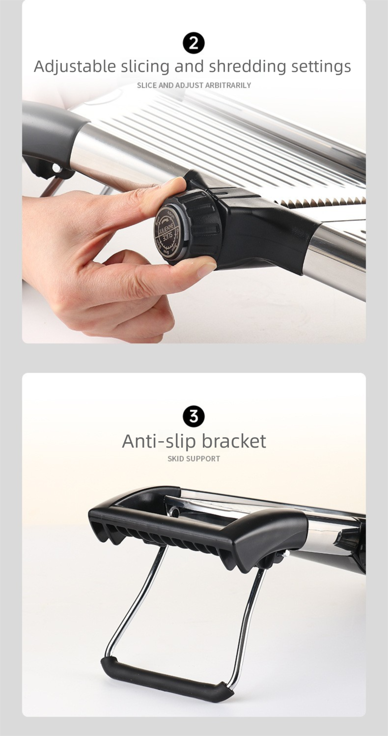 Râpe multifonctionnelle en acier inoxydable pour légumes, râpe à pommes de terre et trancheuse - gadget de cuisine_voghion.com