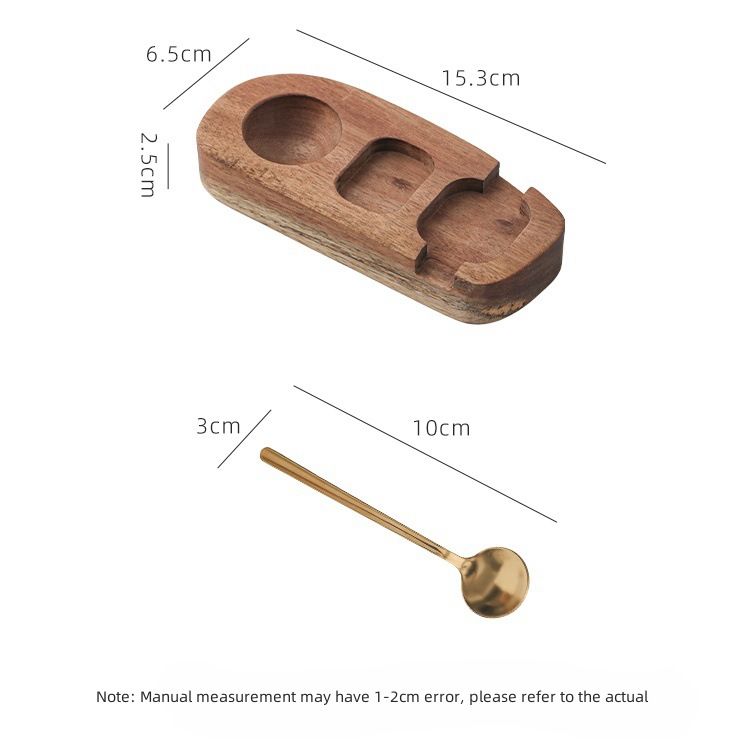 New Acacia Wood Tray Eggshell Egg Puncher Cup Holder Rack_voghion.com