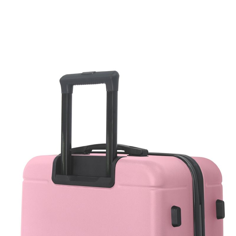 Luggage Sets ABS Hardshell 3pcs Luggage, Lightweight Durable Suitcase Sets Spinner Wheels Suitcase With TSA Lock 20''24''28'' Available(Pink)_voghion.com