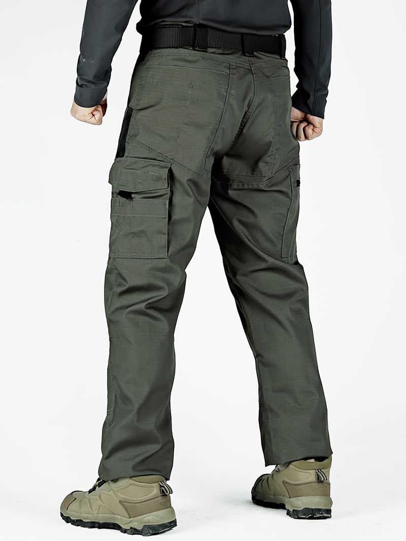 Pantaloni cargo tattici elastici da uomo 2025, taglie forti, per escursionismo, pesca, lavoro, pantaloni impermeabili multitasche per uomo_voghion.com