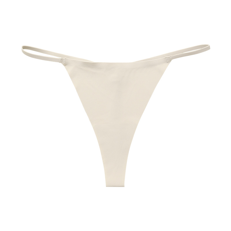 Ropa interior de mujer Sexy Traceless Tanga Bragas Cinturón fino Anillo Hebilla Calzoncillos_voghion.com