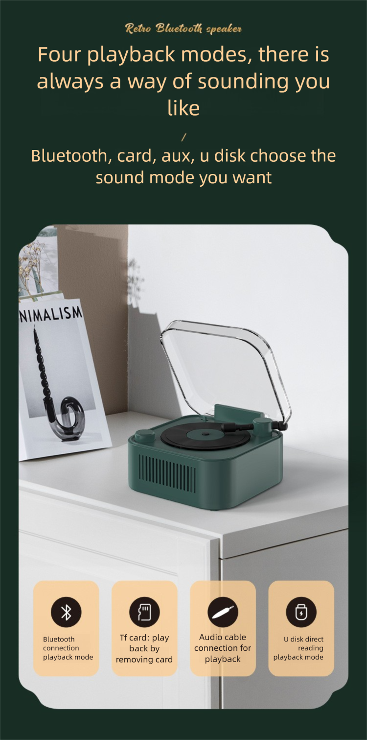 New For Outdoor And Home Use, High Aesthetic Bluetooth Speaker With Creative Design_voghion.com