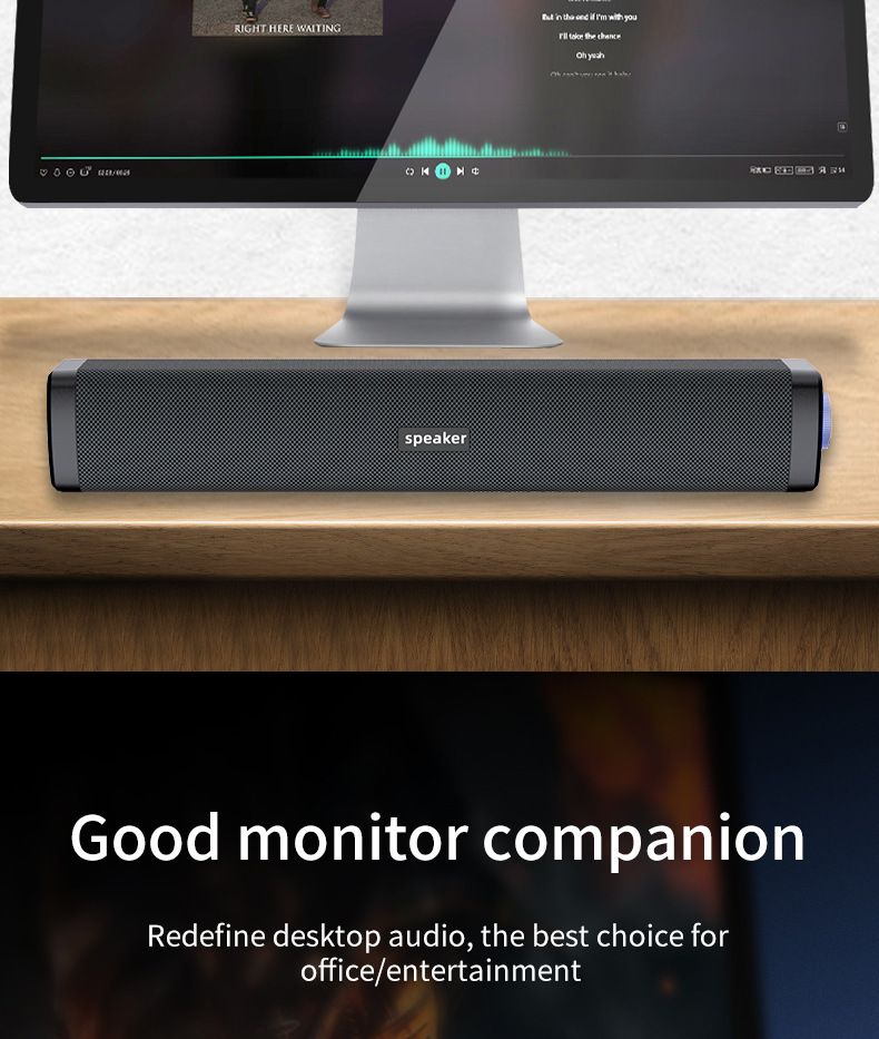 E-1406 Computador Pequeno Áudio Notebook Desktop Fita com Fio Pequeno Alto-falante Computador de Mesa Alto-falante Luminoso_voghion.com