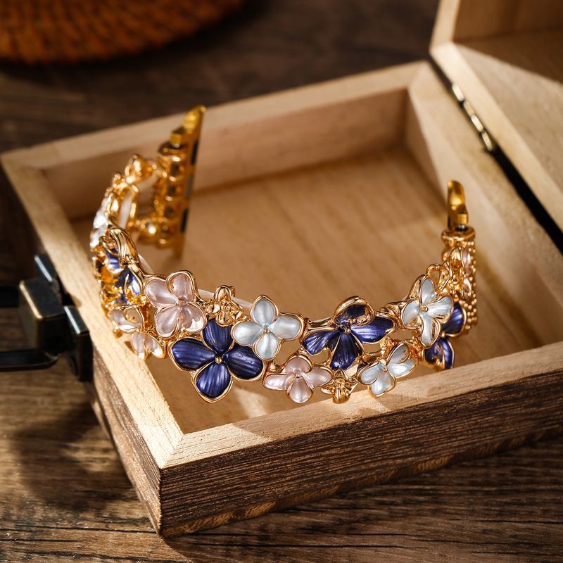 Iwatch Strap Se Colorful Flower Elastic Strap For Iwatch Watch Strap Se Women's Fashion Bracelet_voghion.com