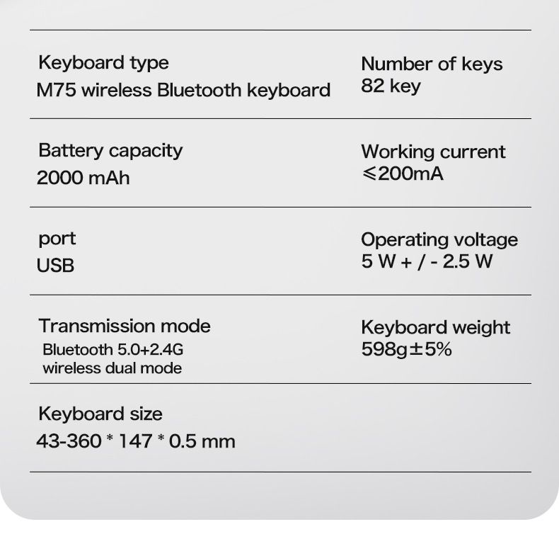 Free Wolf M75 Drahtlose Bluetooth Dual Modus Mechanische Tastatur PBT Allmählich Ändern Ball Kappe Mit Display Spiel Tastatur_voghion.com