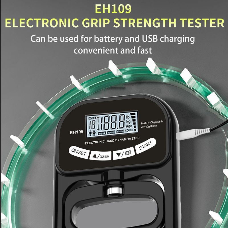 Grenzüberschreitender Fabrikgroßhandel Elektronisches Krafttrainingsgerät Kraftmessgerät Griffkraftmesser Handtester_voghion.com