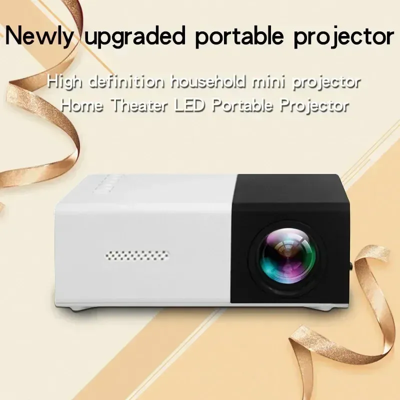YG300 MINI projecteur capable Home cinéma Smart TV Laser projecteur 3D cinéma LED vidéoprojecteur pour 4k 1080P film Via HD_voghion.com